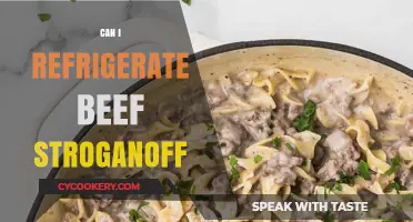 Refrigerating Beef Stroganoff: Tips for Safe and Delicious Leftovers