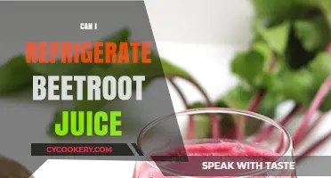 Refrigerating Beetroot Juice: Best Practices for Freshness and Flavor