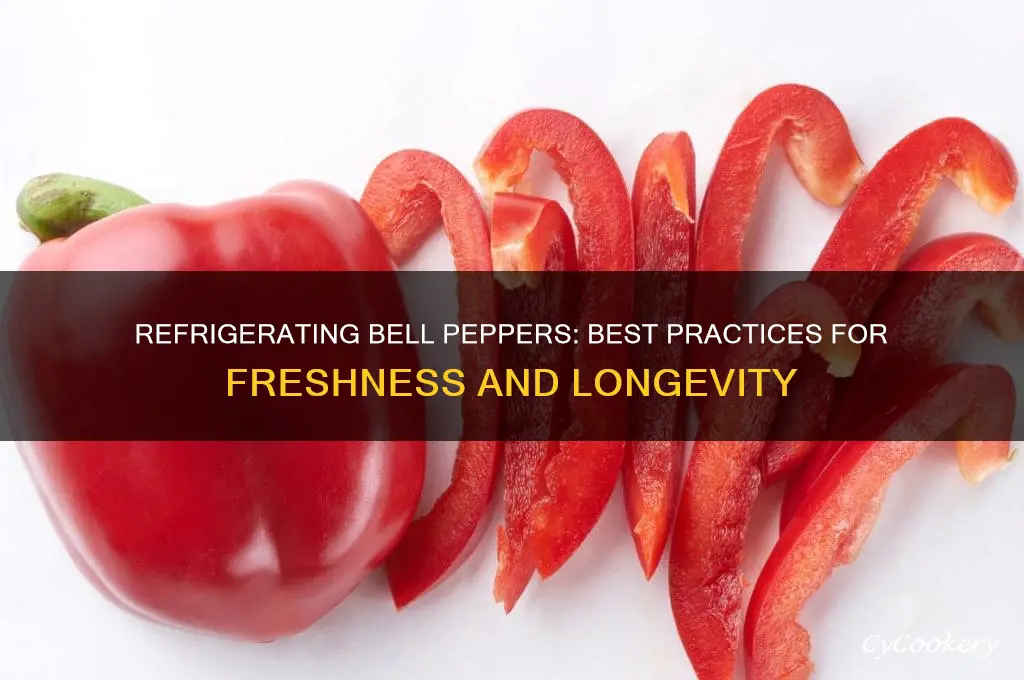 can i refrigerate bell pepper