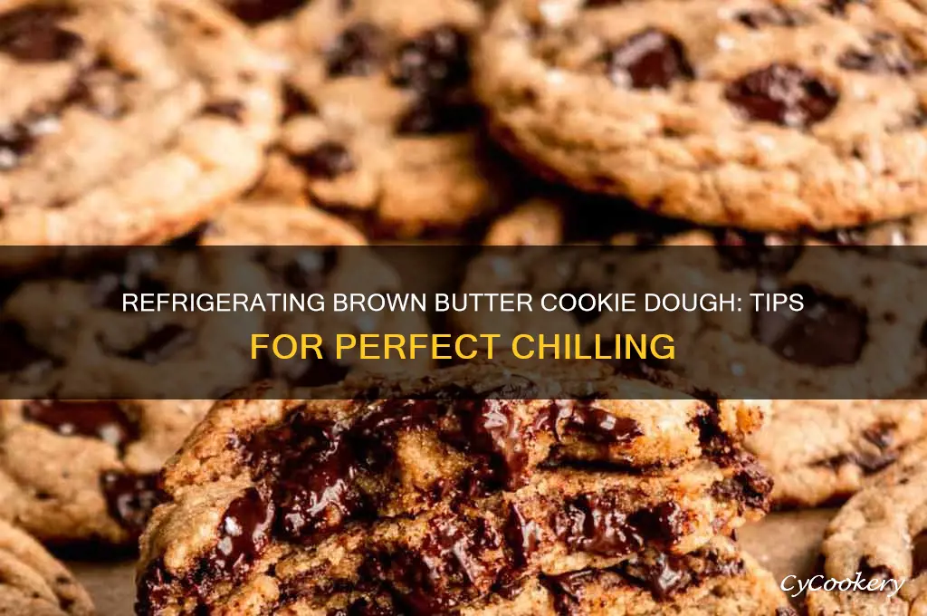 can i refrigerate beown butter cookie dough