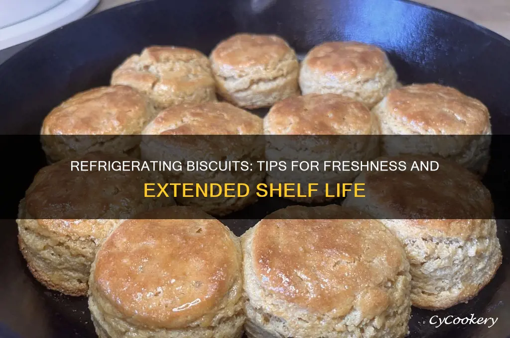 can i refrigerate biscuits