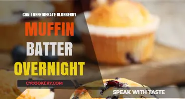 Refrigerating Blueberry Muffin Batter Overnight: Tips and Best Practices