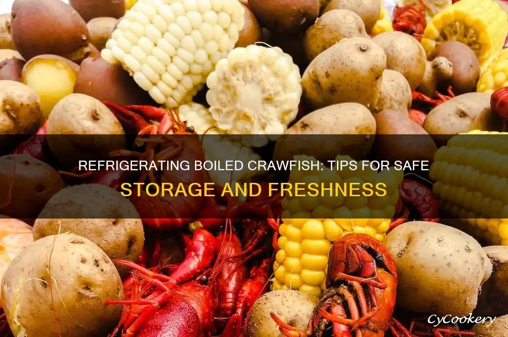 can i refrigerate boiled crawfish