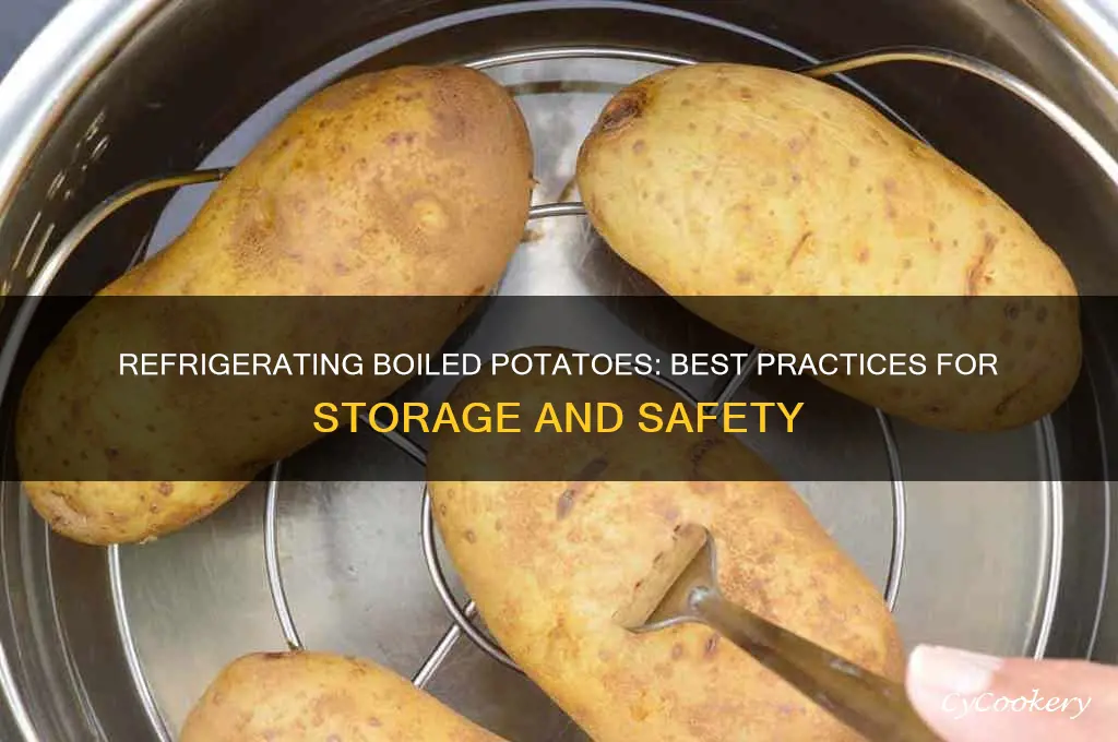 can i refrigerate boiled potatoes