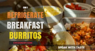 Refrigerating Breakfast Burritos: Tips for Freshness and Safe Storage