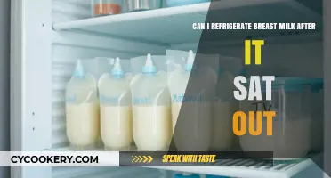 Refrigerating Breast Milk: Safe Practices After It Sits Out