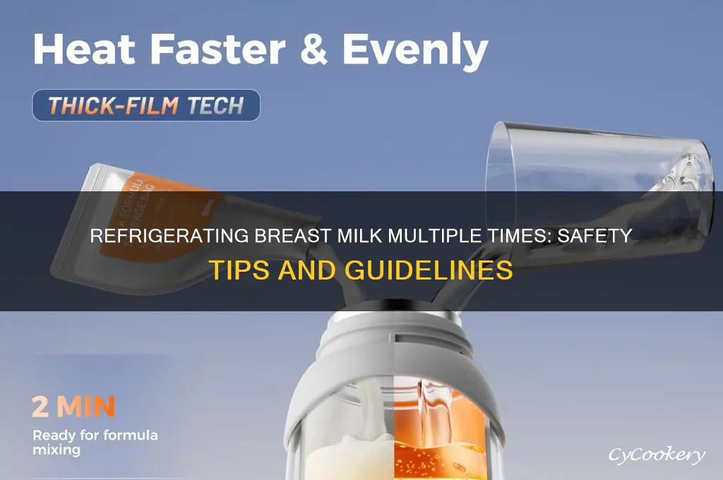 can i refrigerate breast milk more than once