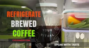 Refrigerating Brewed Coffee: Tips for Freshness and Flavor Preservation