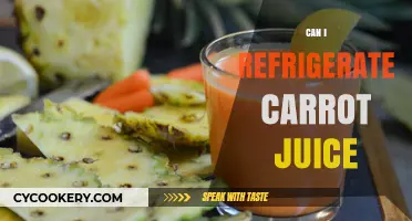 Refrigerating Carrot Juice: Best Practices for Freshness and Safety