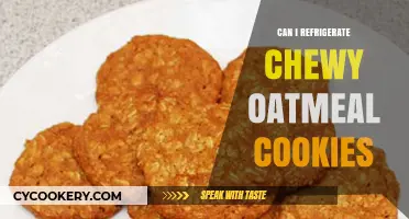 Refrigerating Chewy Oatmeal Cookies: Tips for Freshness and Texture