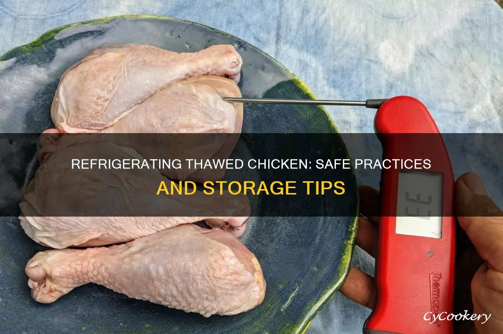 can i refrigerate chicken after thawing
