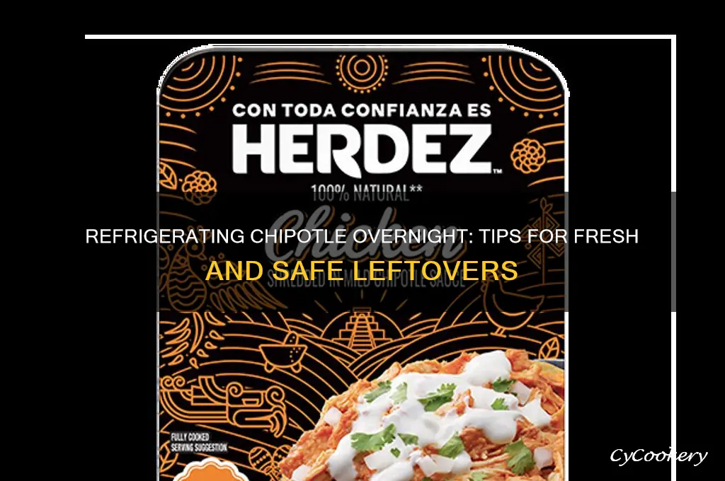 can i refrigerate chipotle overnight