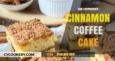 Refrigerating Cinnamon Coffee Cake: Tips for Freshness and Flavor Preservation