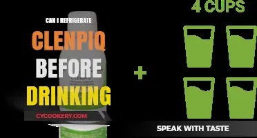 Refrigerating Clenpiq: Is It Safe Before Drinking? Expert Tips