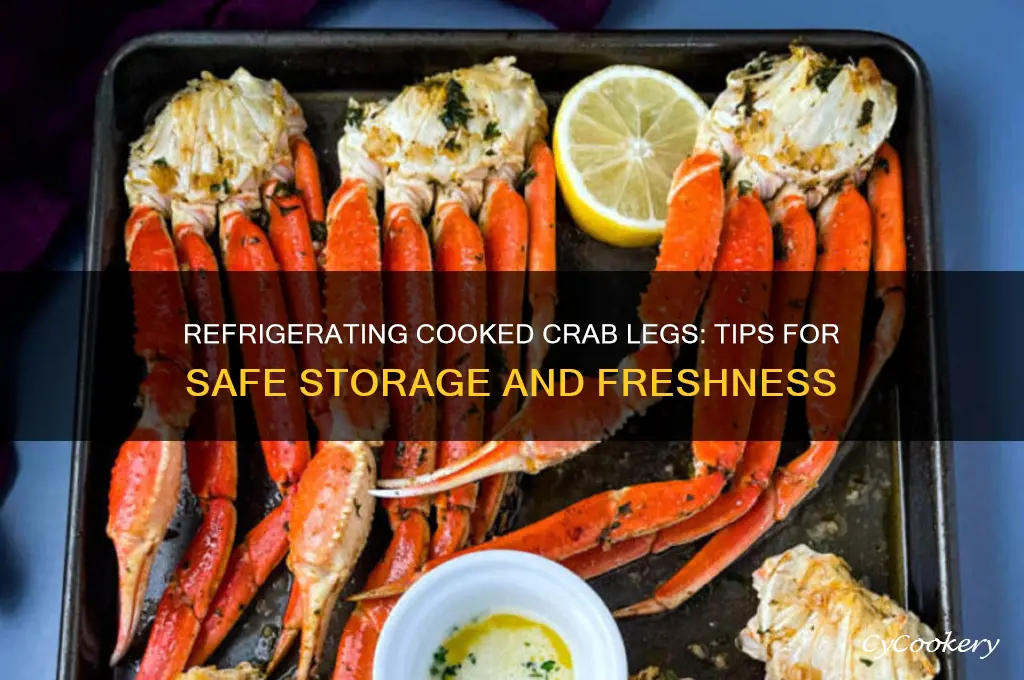 can i refrigerate cooked crab legs