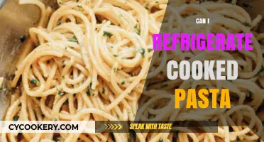 Refrigerating Cooked Pasta: Tips for Safe Storage and Reheating