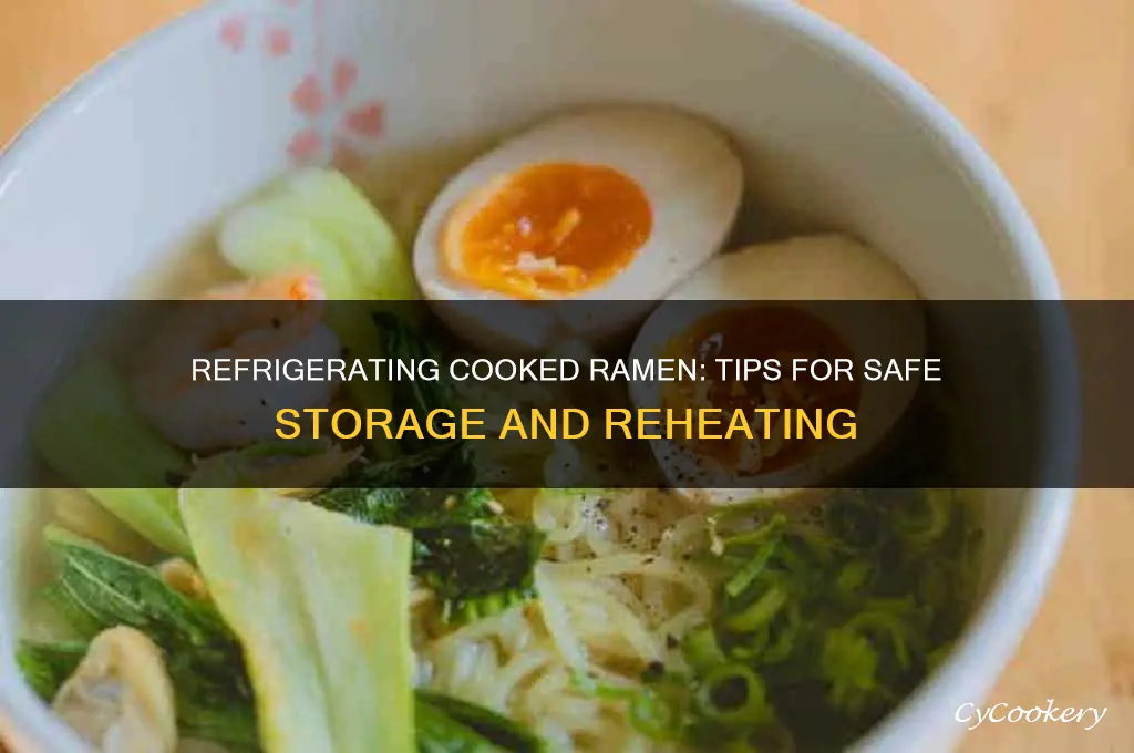 can i refrigerate cooked ramen
