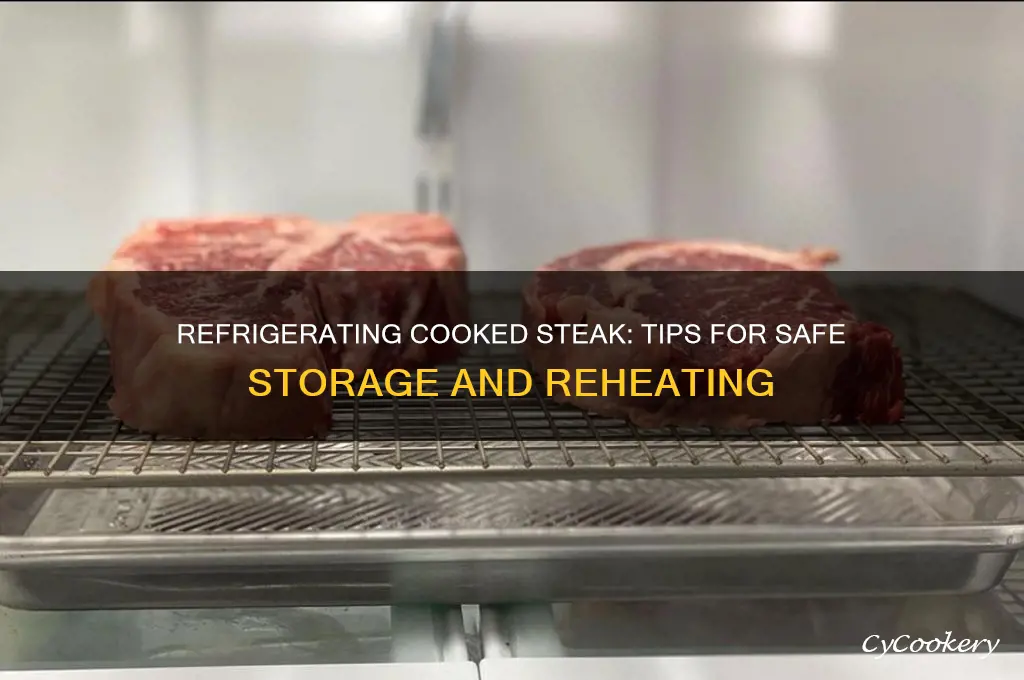 can i refrigerate cooked steak