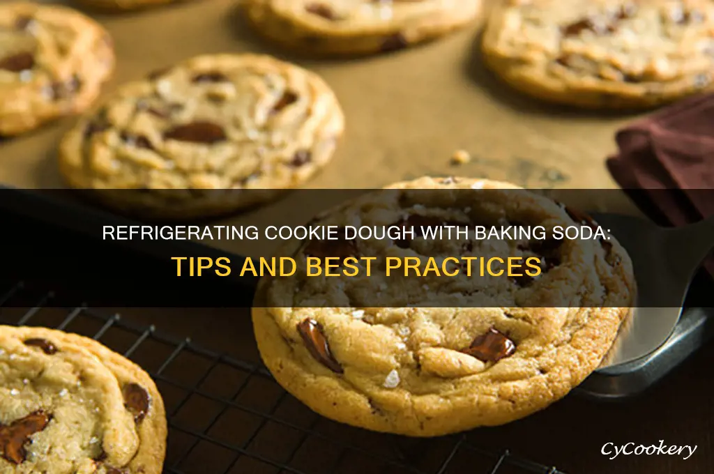 can i refrigerate cookie dough with baking soda