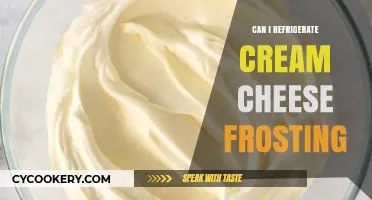 Refrigerating Cream Cheese Frosting: Tips for Storage and Freshness