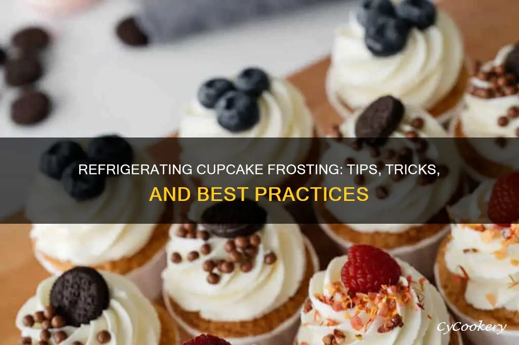 can i refrigerate cupcake frosting