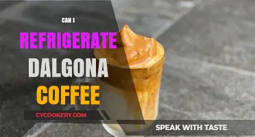 Refrigerating Dalgona Coffee: Tips for Storing Your Whipped Delight