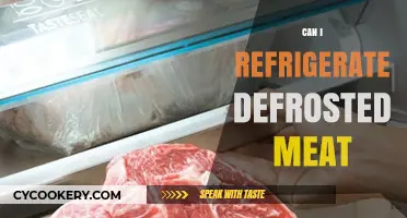 Refrigerating Defrosted Meat: Safety Tips and Best Practices