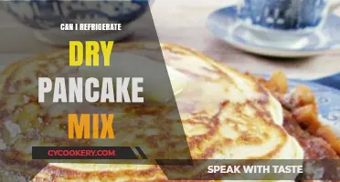 Refrigerating Dry Pancake Mix: Best Practices for Freshness and Quality