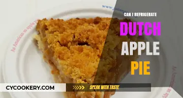 Refrigerating Dutch Apple Pie: Tips for Storage and Freshness