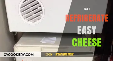 Can You Refrigerate Easy Cheese? Storage Tips and Best Practices