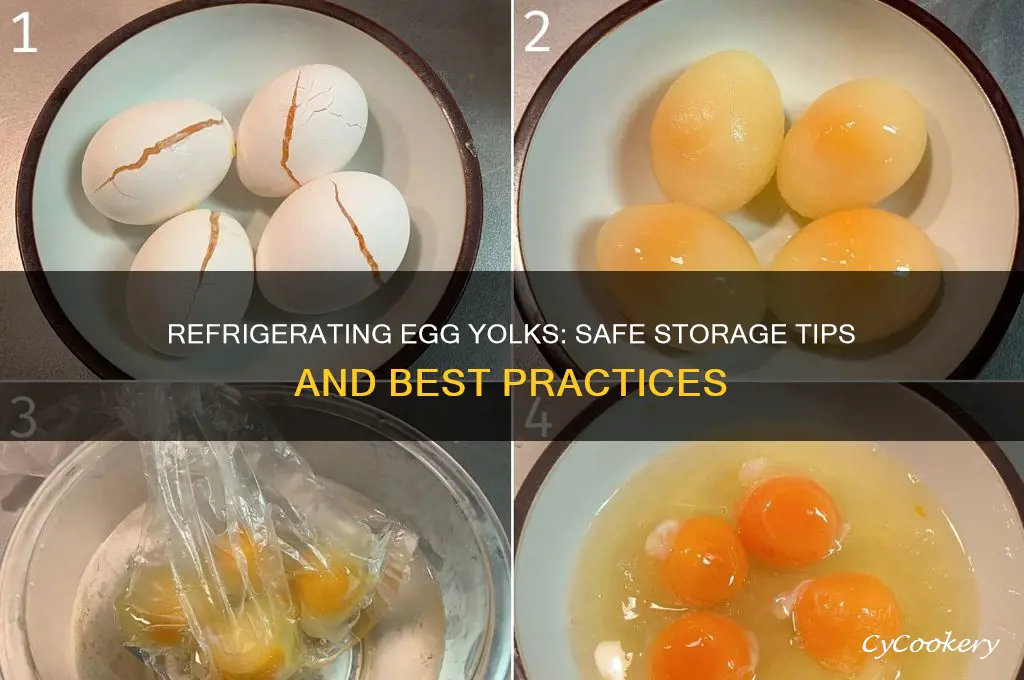 can i refrigerate egg yolks