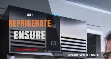 Can You Refrigerate Ensure? A Guide to Proper Storage and Safety