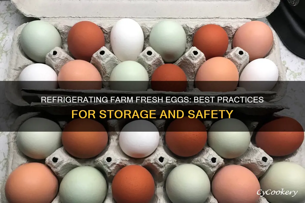 can i refrigerate farm fresh eggs