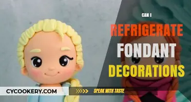 Refrigerating Fondant Decorations: Tips for Safe Storage and Preservation