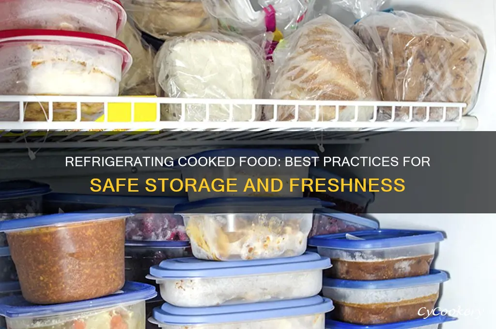 can i refrigerate food after cooking