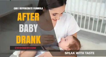 Refrigerating Formula After Feeding: Safe Practices for Leftover Baby Formula