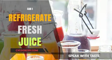 Refrigerating Fresh Juice: Best Practices for Preserving Flavor and Nutrients