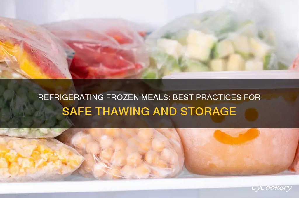 can i refrigerate frozen meals