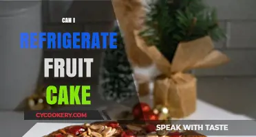 Refrigerating Fruit Cake: Best Practices for Freshness and Longevity
