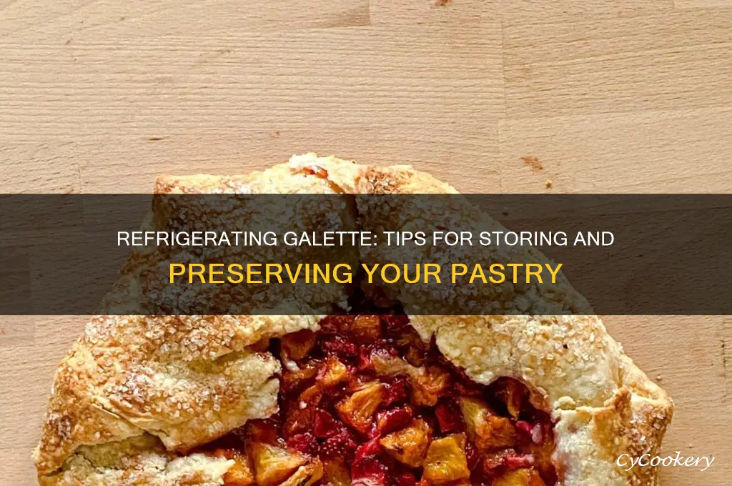 can i refrigerate gallette