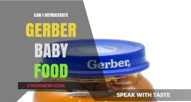 Refrigerating Gerber Baby Food: Safety Tips and Storage Guidelines