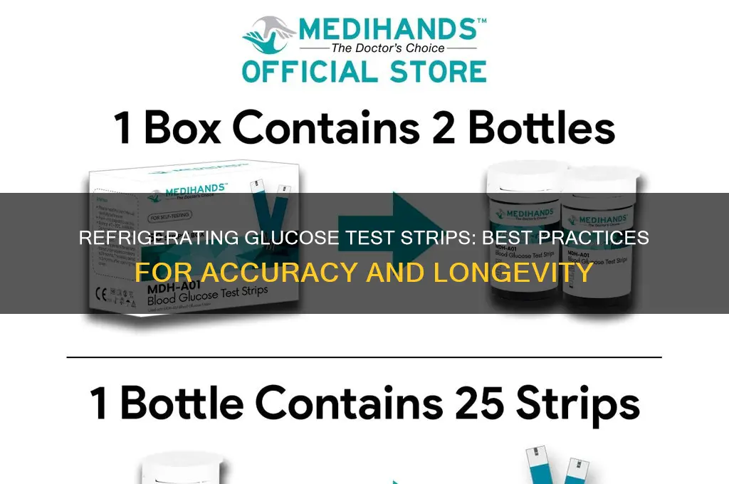 can i refrigerate glucose test strips