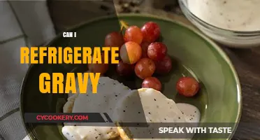 Refrigerating Gravy: Tips for Safe Storage and Reheating Leftovers