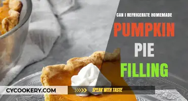 Refrigerating Homemade Pumpkin Pie Filling: Tips for Freshness and Safety