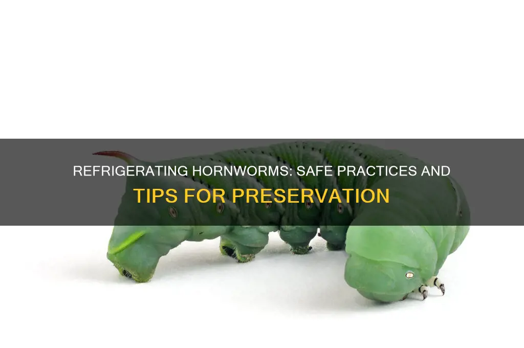 can i refrigerate hornworm