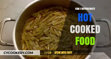 Refrigerating Hot Cooked Food: Safe Practices and Cooling Tips