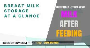 Refrigerating Leftover Breast Milk After Feeding: Safe Practices and Tips