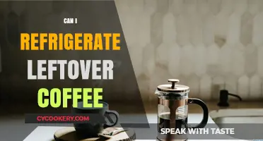 Refrigerating Leftover Coffee: Tips for Storing and Reheating Safely