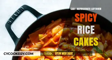 Refrigerating Leftover Spicy Rice Cakes: Tips for Storage and Freshness