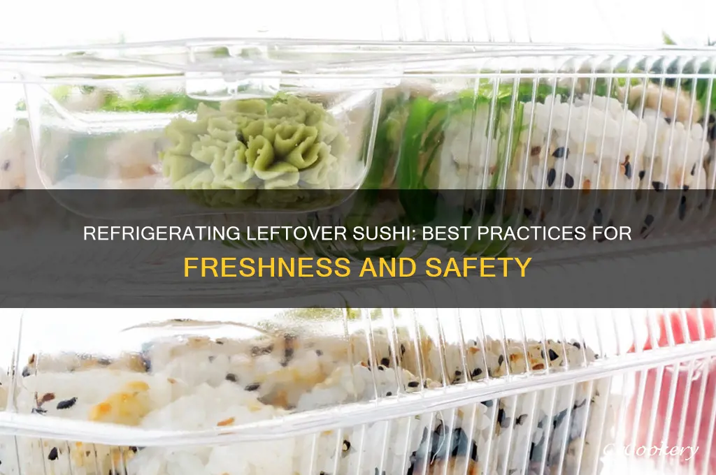 can i refrigerate leftover sushi